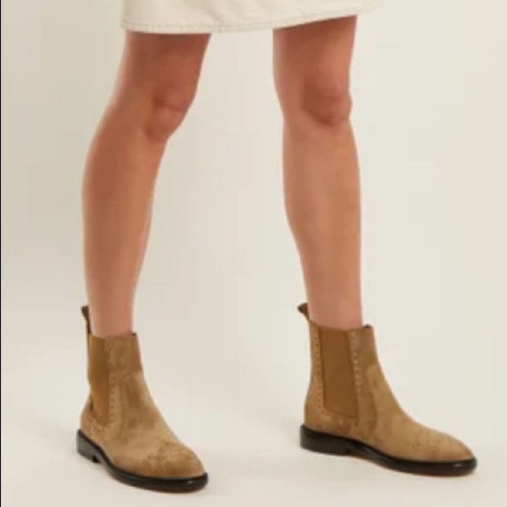 Isabel Marant Suede Chelsea Boots